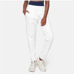 St.Vincent Outdoor voices whit pull on jogger track pants